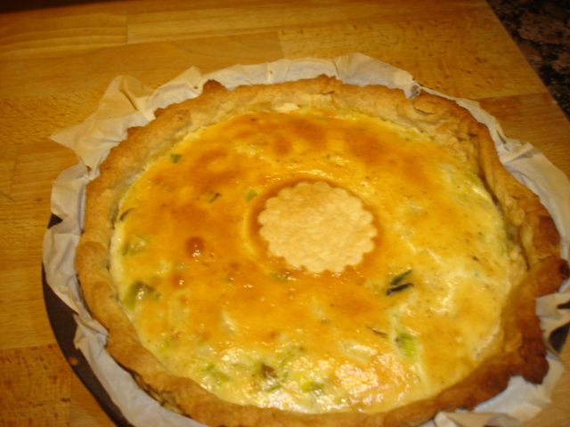 Tarte aux poireaux et aux oignons - Onion and poireaux tart Tarte aux poireaux et aux oignons - Onion and poireaux tart