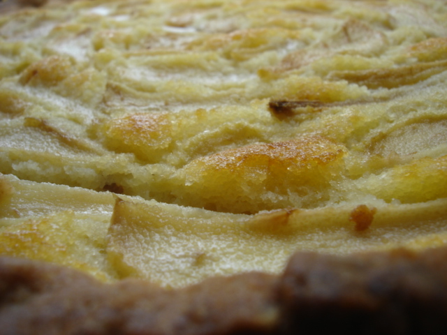 Tarte aux poires et à la crème d'amande