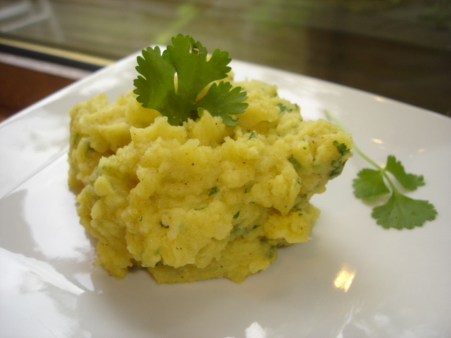 curry & coriander mashed potatoes
