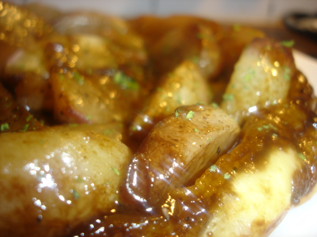 Tatin de navets au caramel de balsamique