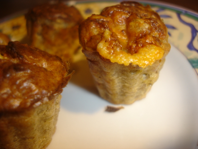 Cannelés aubergines, champignons Cannelés aubergines, champignons