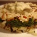 Epinards, riz sauvage et sauce crémeuse aux champignons Epinards, riz sauvage et sauce crémeuse aux champignons