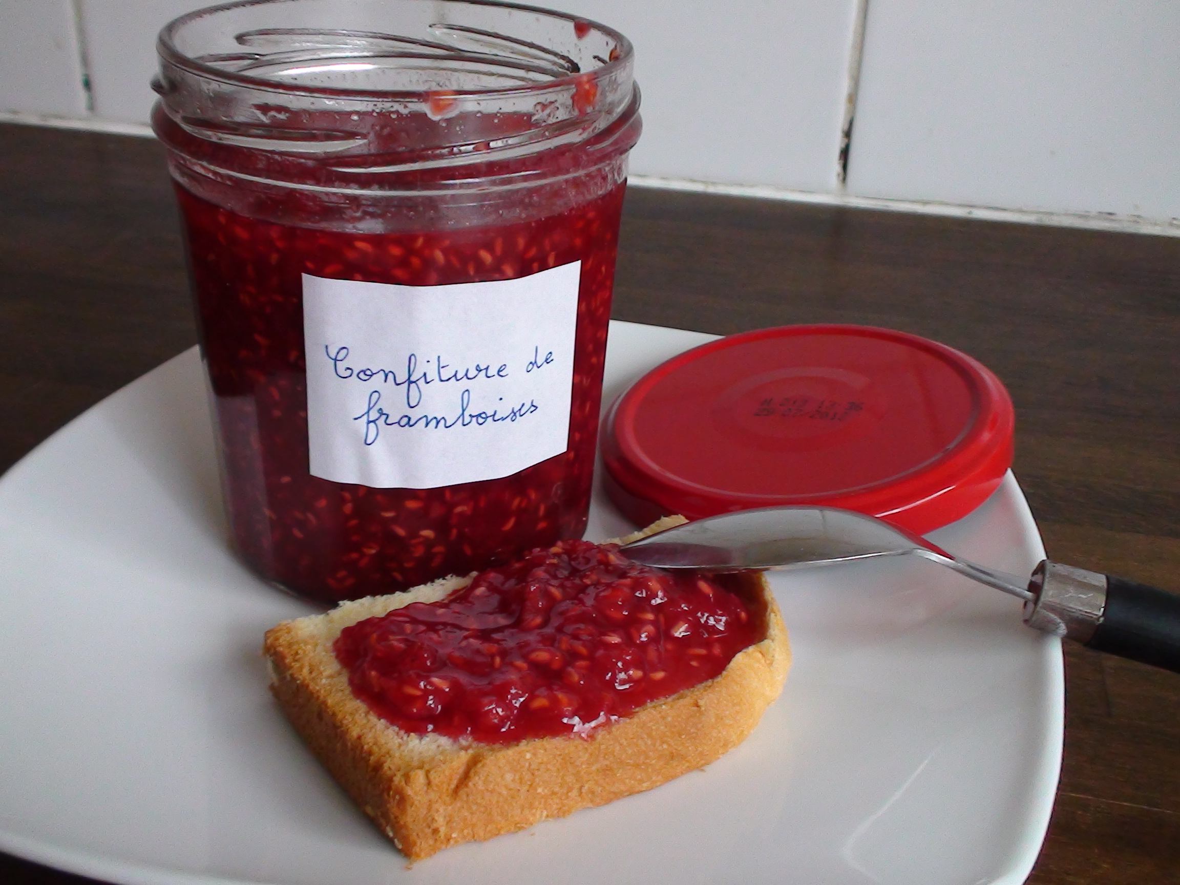 Confiture de framboises