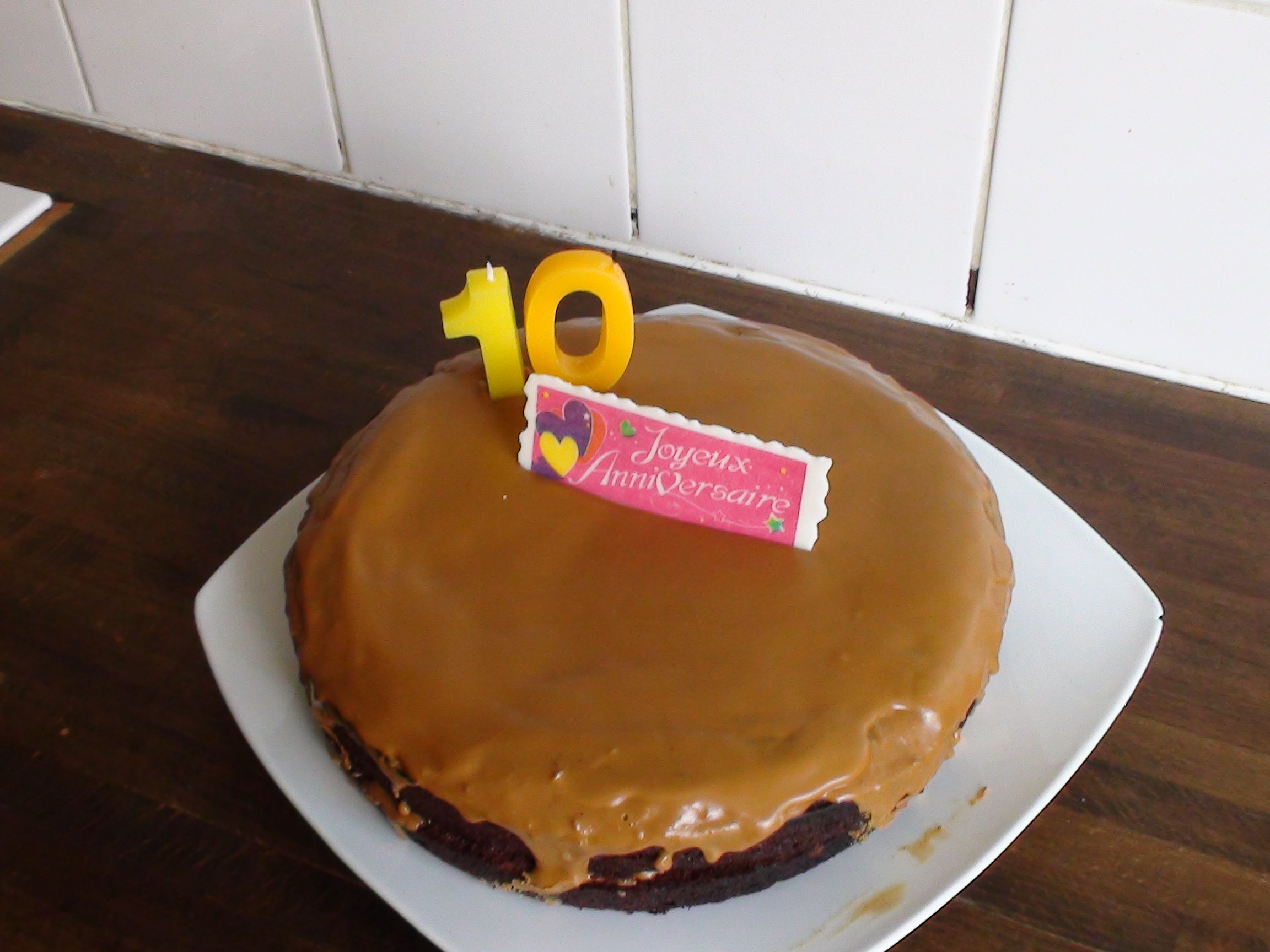 Gâteau au chocolat - crème de speculos